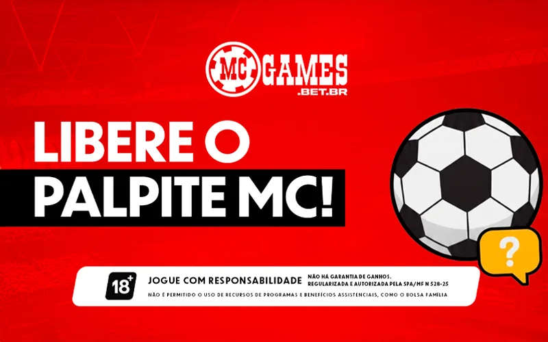 Participe do palpite bônus apostas esportivas e conquiste prêmios em suas apostas no MC Games.
