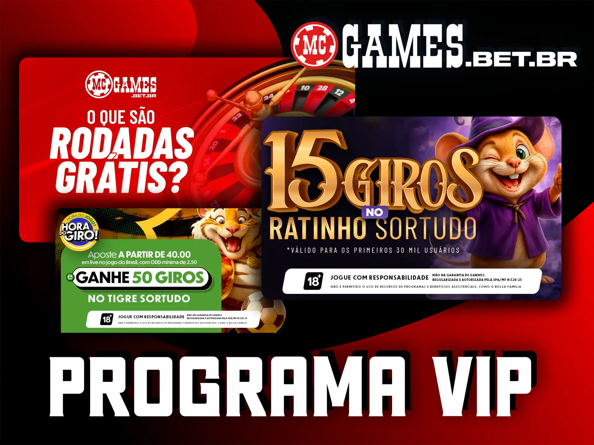 Explore o programa VIP MC Games e desbloqueie recompensas e vantagens exclusivas.