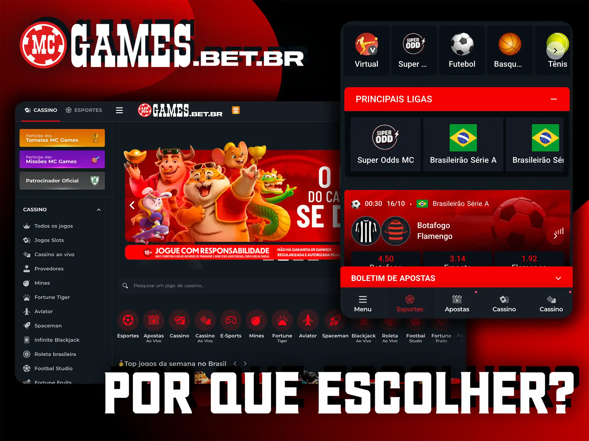 Descubra por que escolher a MC Games e aproveite as vantagens exclusivas.