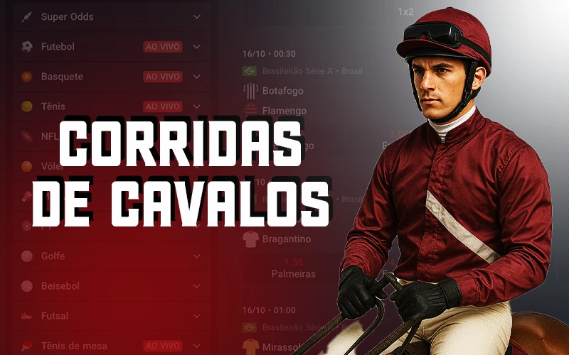 Aposte em corridas de cavalos e chegue ao primeiro lugar da vitória no MC Games.