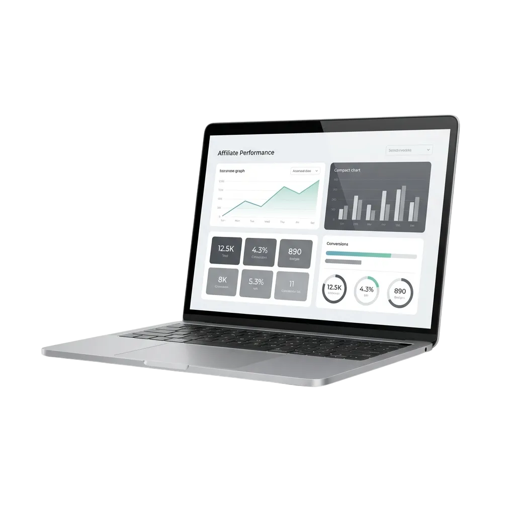 MC Games affiliate program dashboard showing commission rates and partnership opportunities for Brazilian market